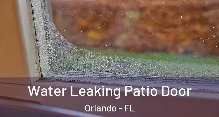  Water Leaking Patio Door Orlando - FL
